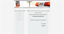 Desktop Screenshot of pogotowie-elektryczne.pl